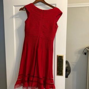 Red dress special occasion holiday formal
